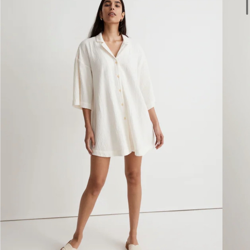 Madewell Lightspun Cover-up XS, fits like M